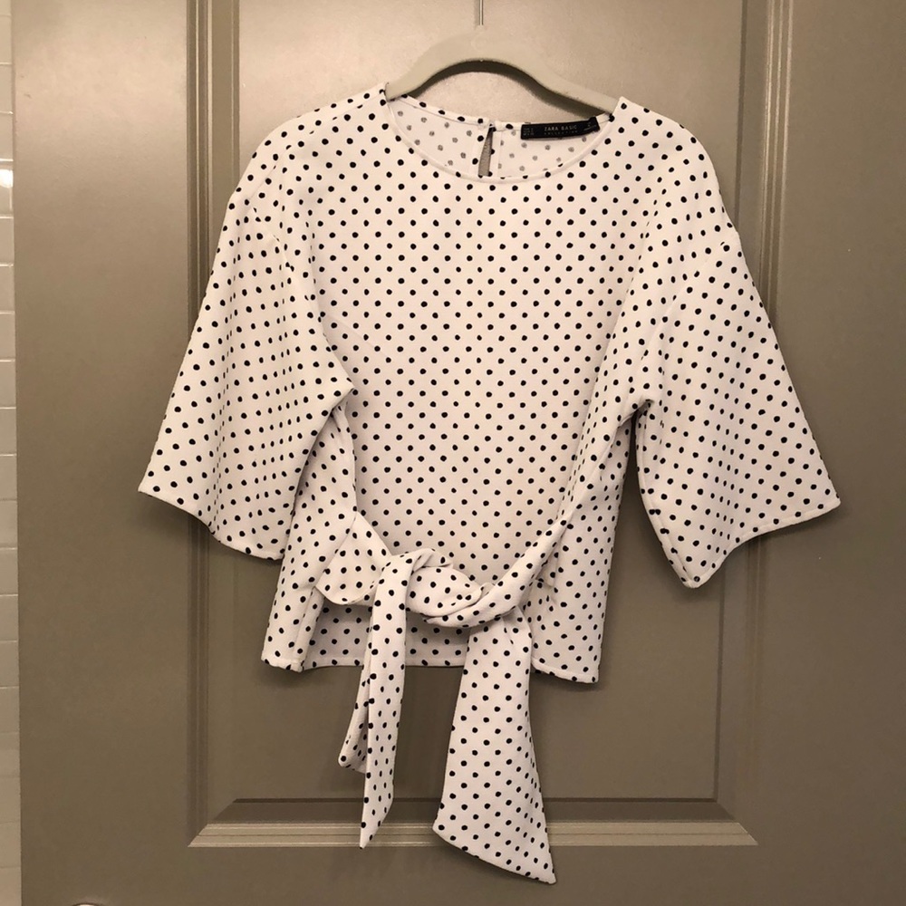 Zara Polka Dot Blouse